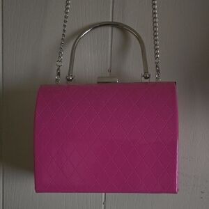 Pink Quilted Handbag